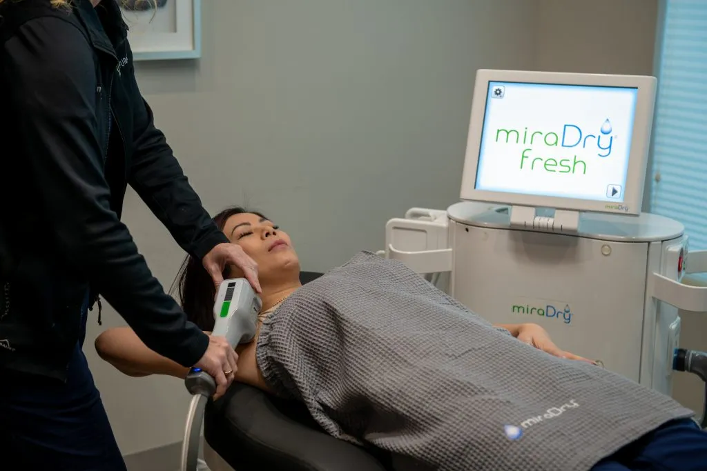 MiraDry treatment room at Tres Jolie Medical Spa